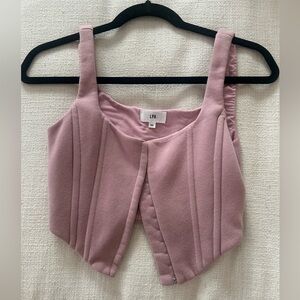 LPA pink corset from Revolve